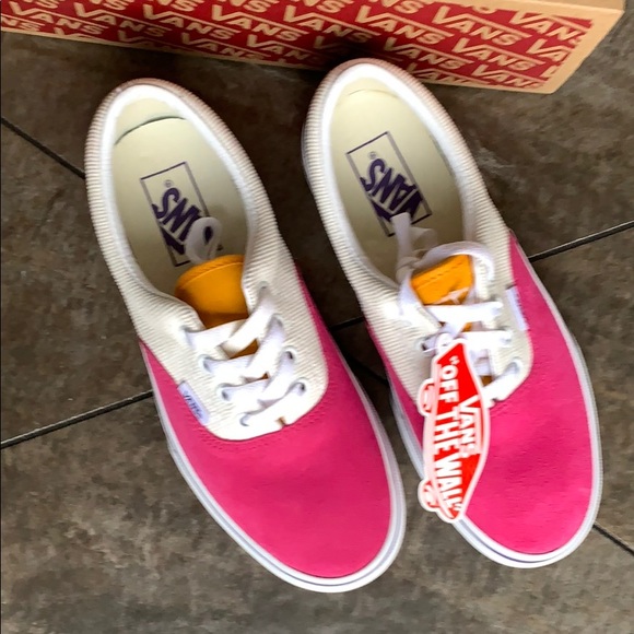 VANS ERA PLATFORM MINI CORD MULTI/TRUE WHITE men’s - Picture 16 of 16